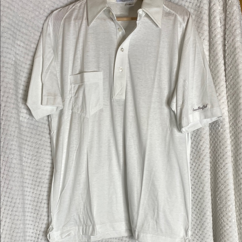 Vintage Pickering active sportswear White Men's Polo Shirt